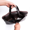 The Founder Ultra Slim Leather Laptop Bag-Dark Brown - Image 5