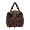 The Weekender Travel Leather Duffle Bag-Midnight Brown - Image 10