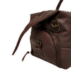 The Weekender Travel Leather Duffle Bag-Midnight Brown - Image 21