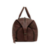 The Weekender Travel Leather Duffle Bag-Tan Brown - Image 11