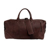 The Weekender Travel Leather Duffle Bag-Tan Brown - Image 14