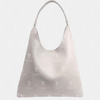 Elegant White Leather Shoulder Bag