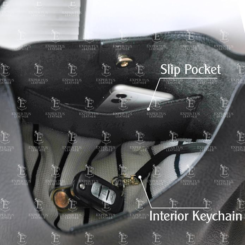 Women's Classic Black Leather Shoulder Bag