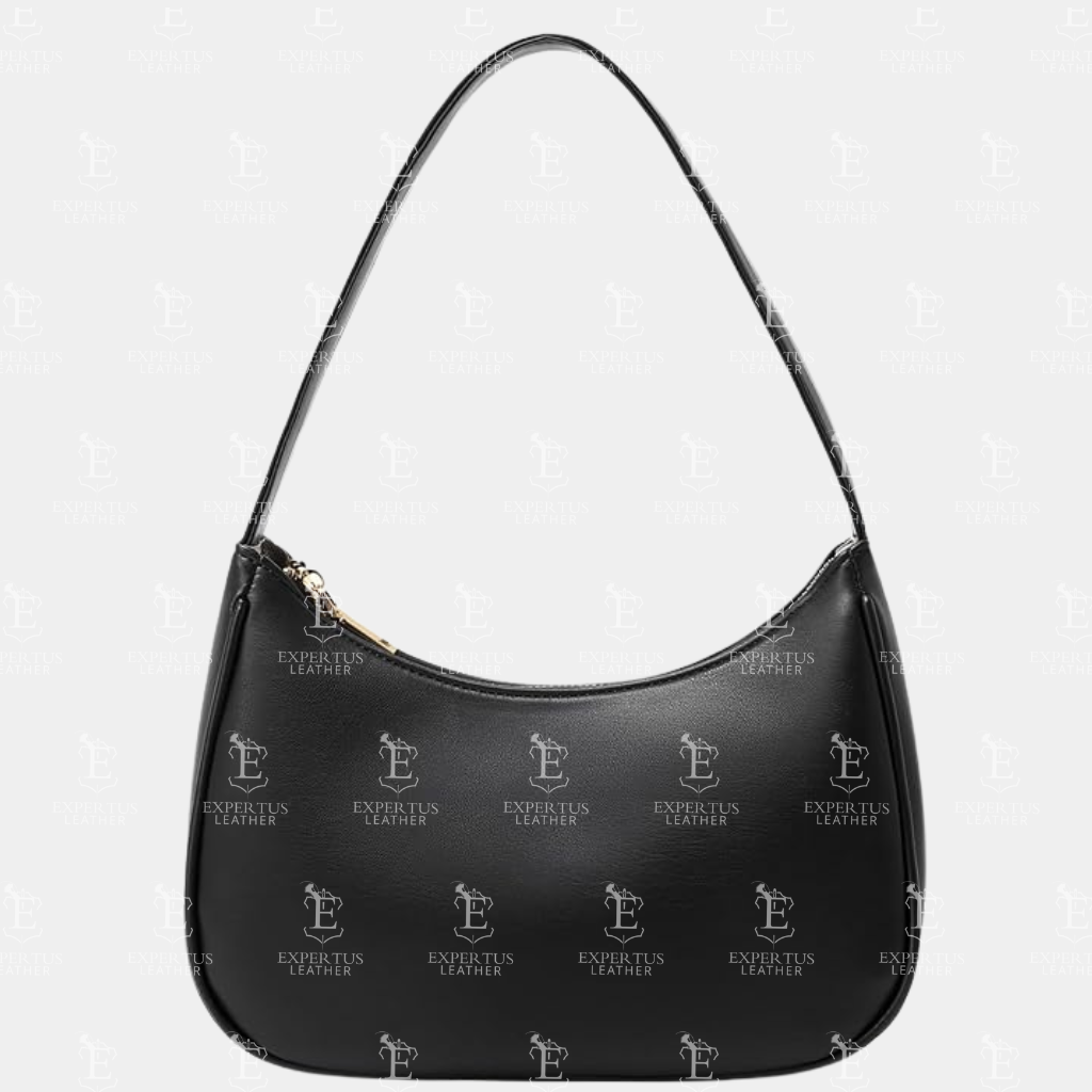 Black Crescent Shoulder Bag