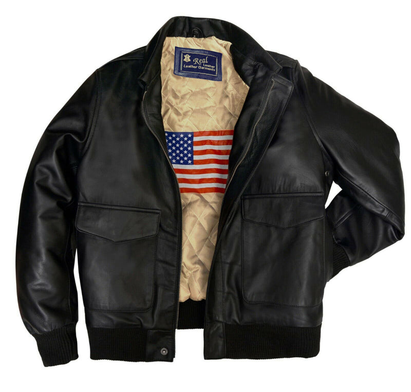 US Air Force Flight Aviator A2 Bomber Jacket