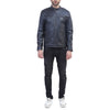 Mens Cafe Racer Black Leather Jacket