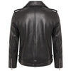 negan's leather jacket back view