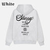 Stussy World Tour Hoodie White 