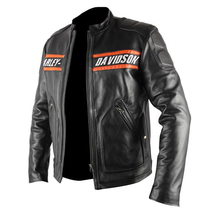 Bill Goldberg Harley Davidson Leather Jacket