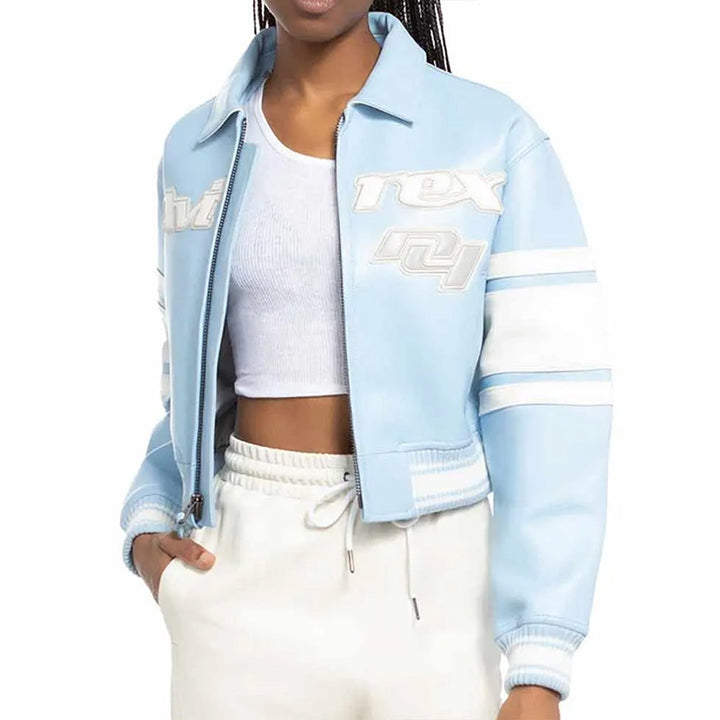 Avirex N4 Cropped Leather Jacket